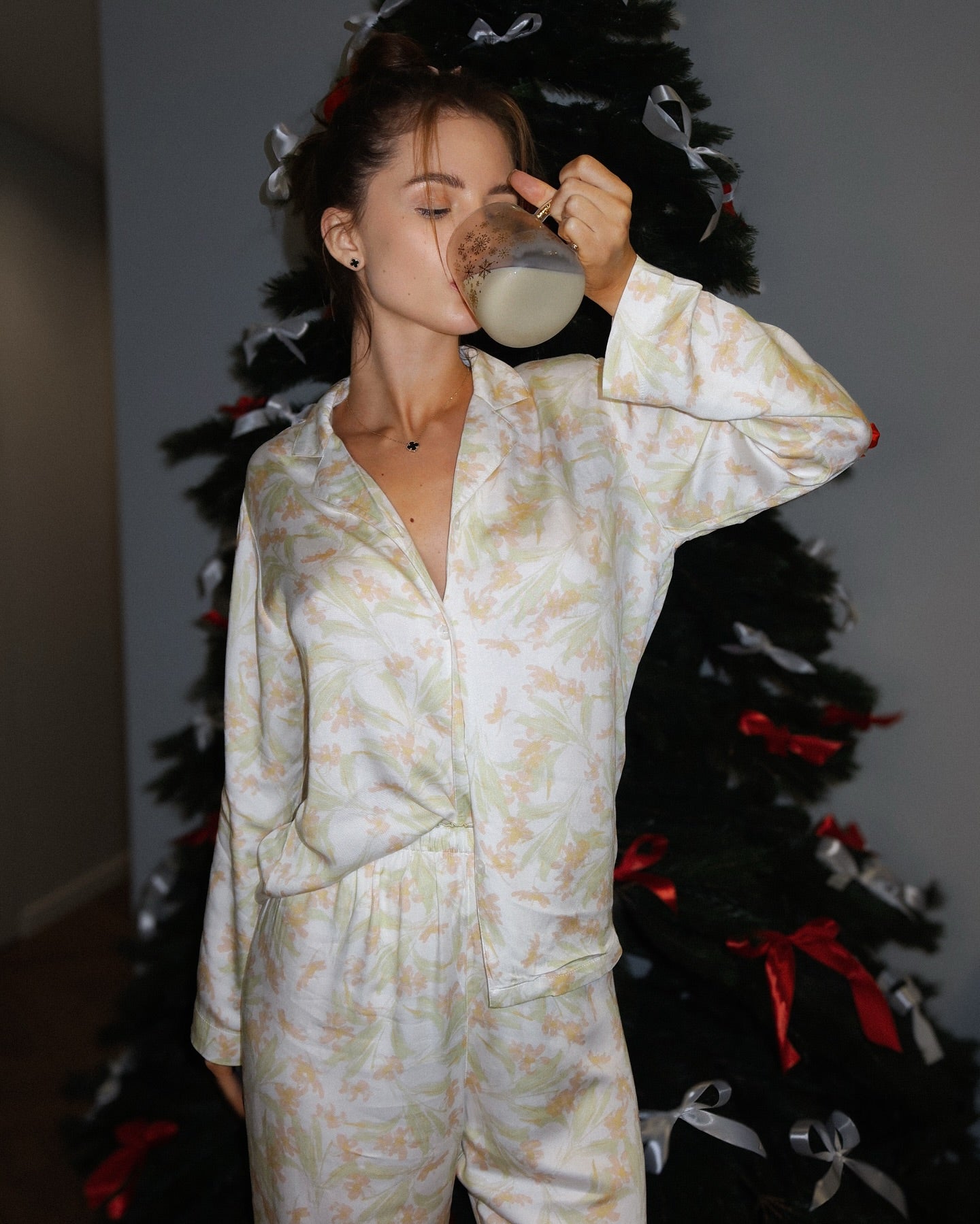 Sunlit Bloom Pajama Set