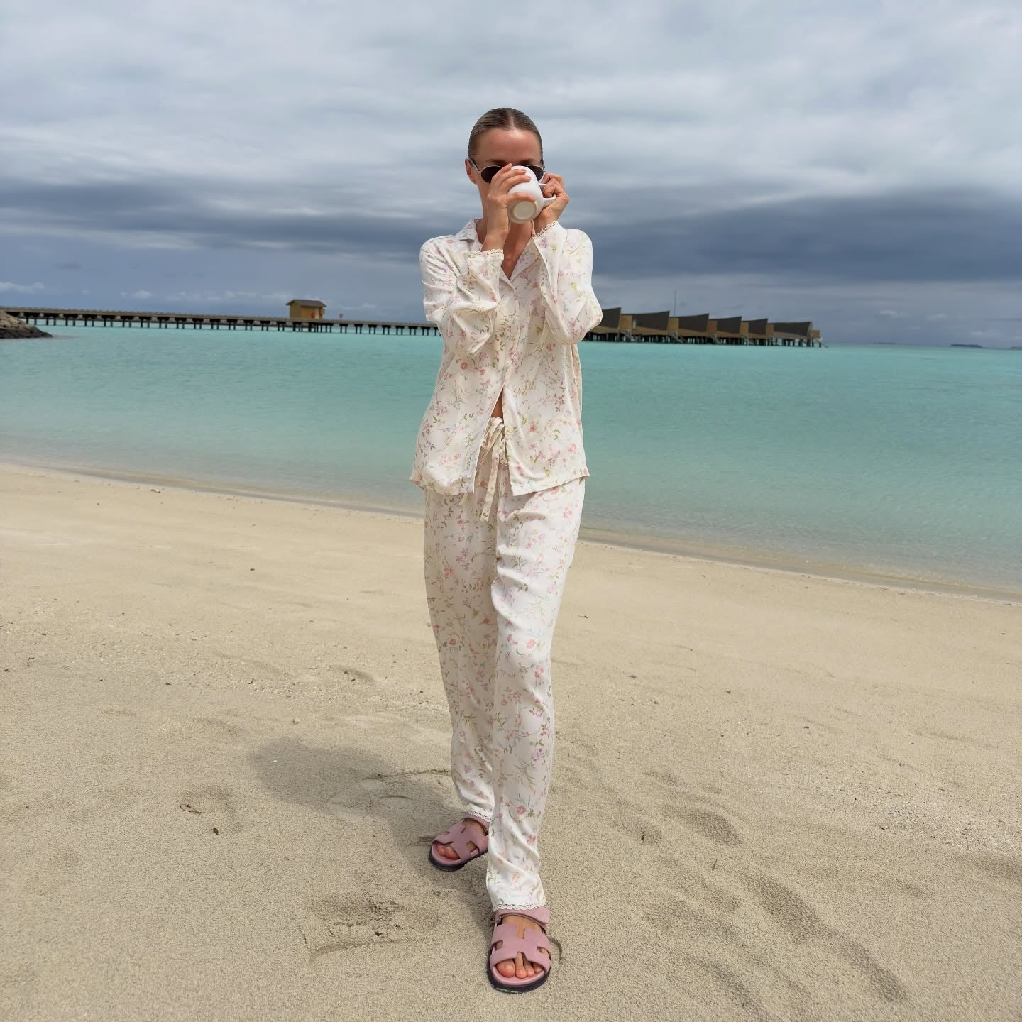 Nocturne Bloom Pajama Set