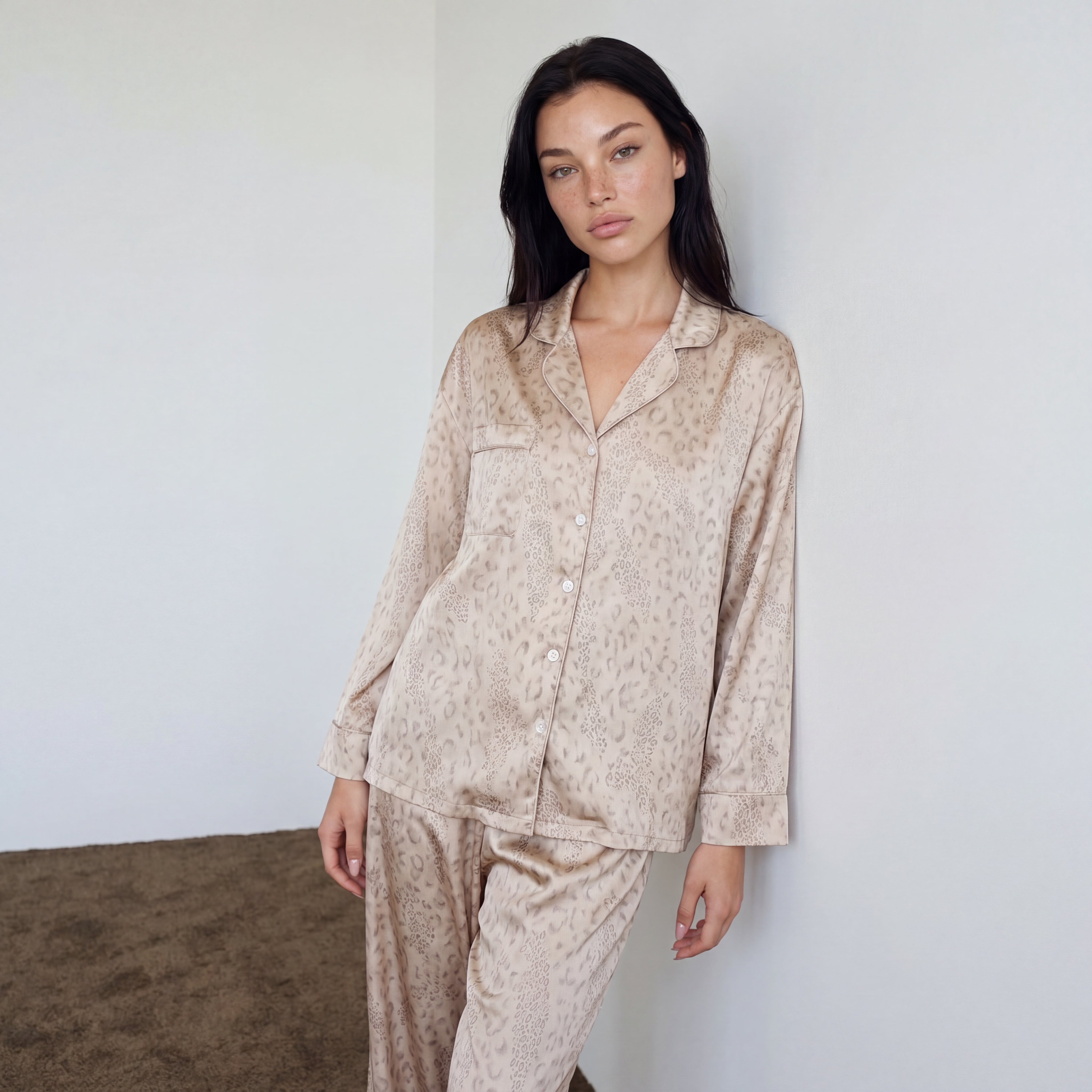 MoMang Pajama Wild Reverie Pajama Set Tencel™ Lyocell Satin