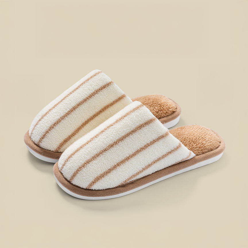 Cozy Stripe Slippers