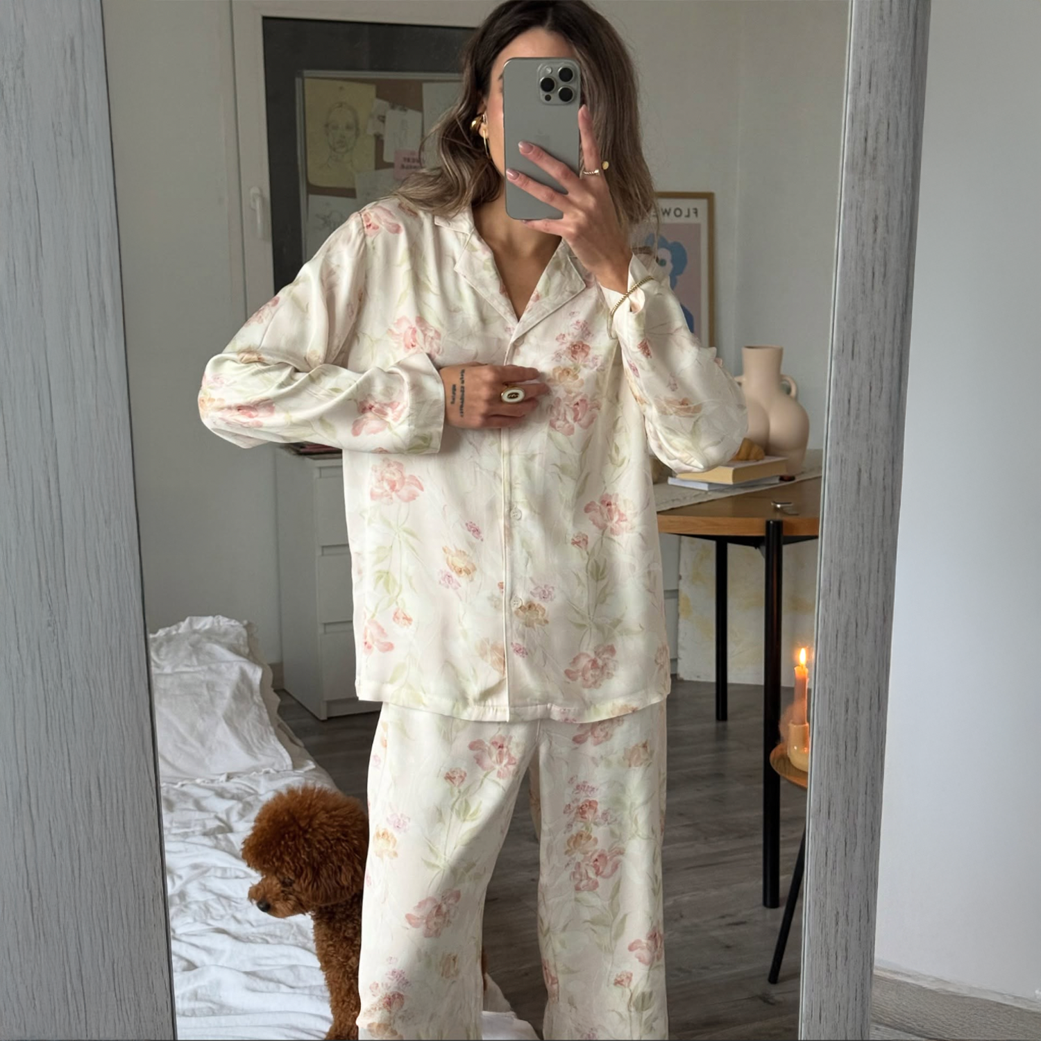 Petal Whisper Pajama Set