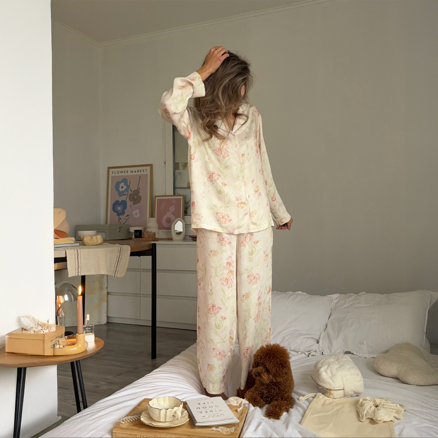 Petal Whisper Pajama Set