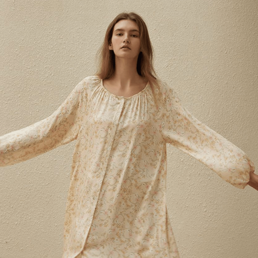 Amber Bloom Sleep Dress - Momang Studio