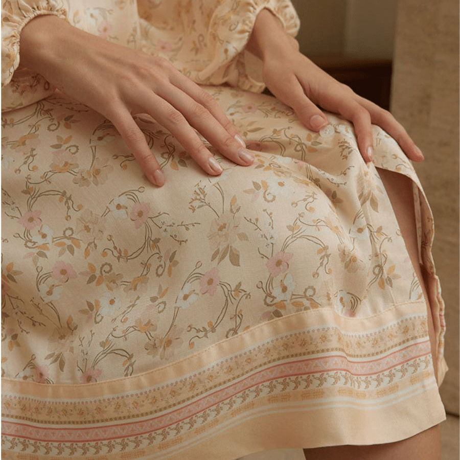 Amber Bloom Sleep Dress - Momang Studio