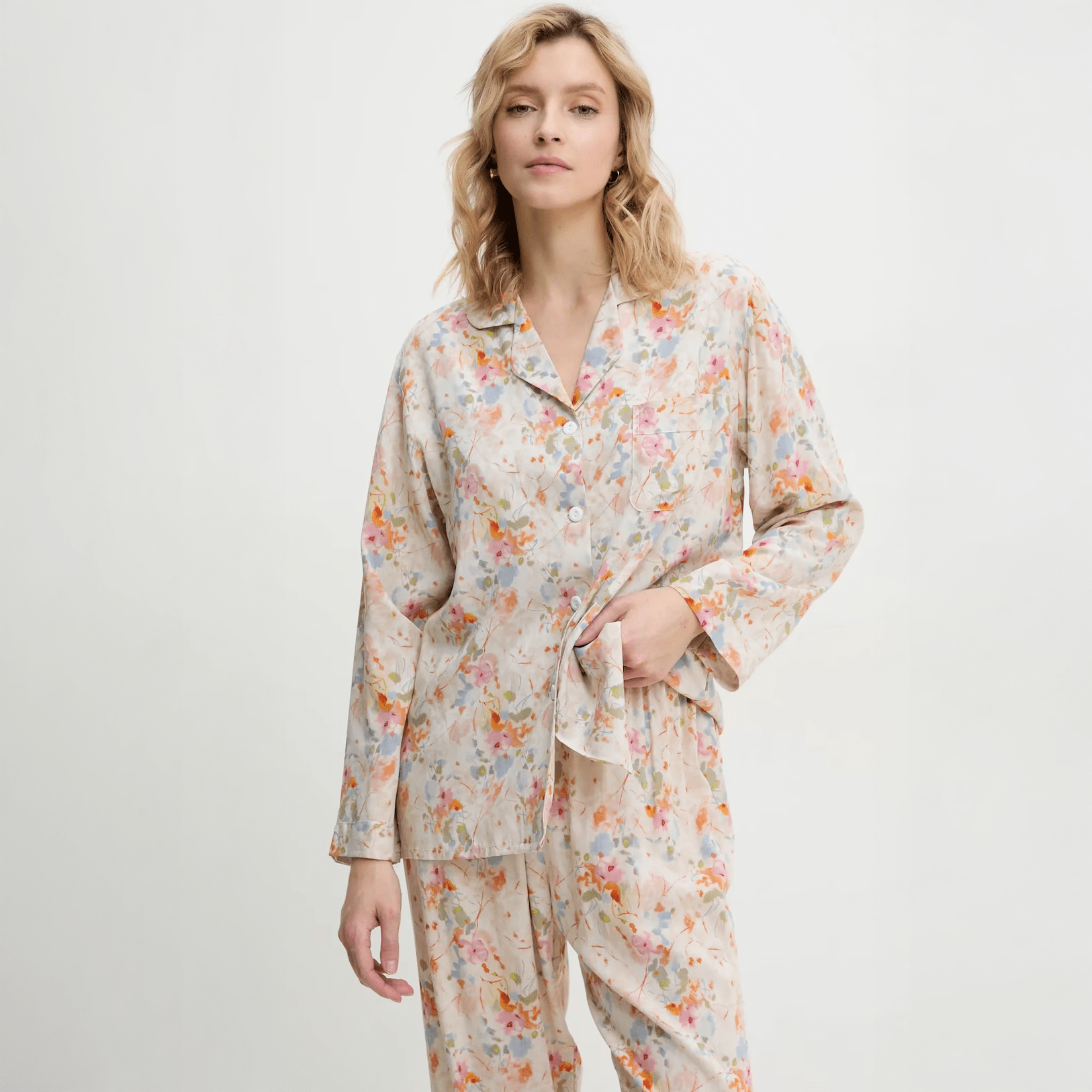 Floral Haze Pajama Set - Momang Studio