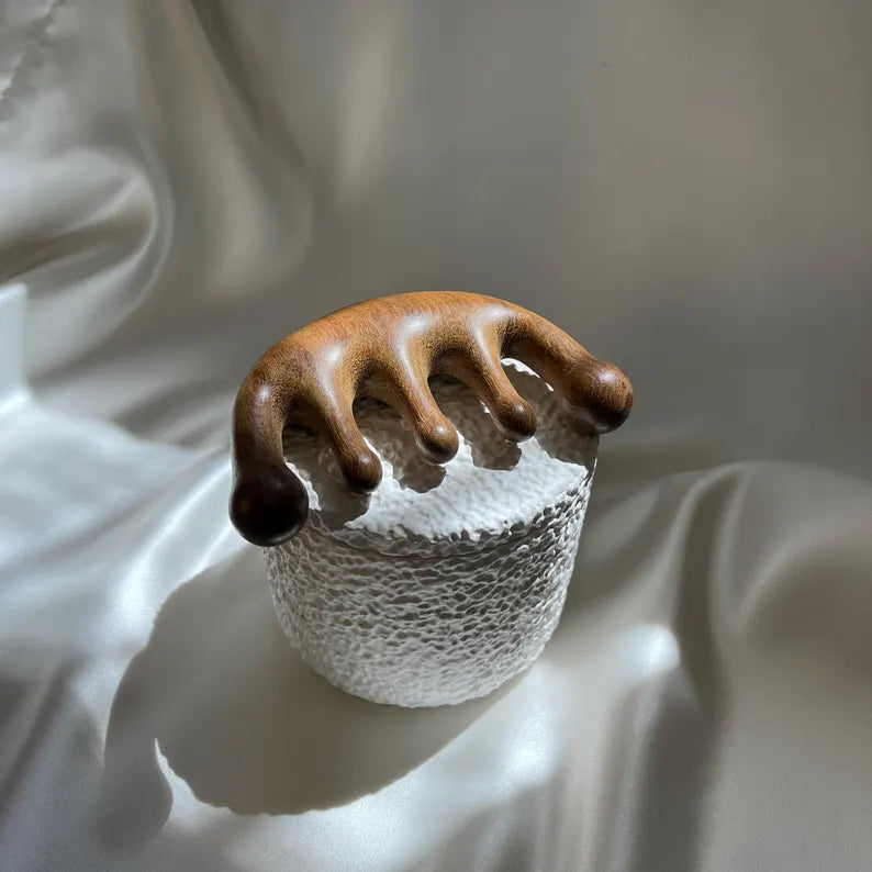 Natural Wooden Scalp Massager