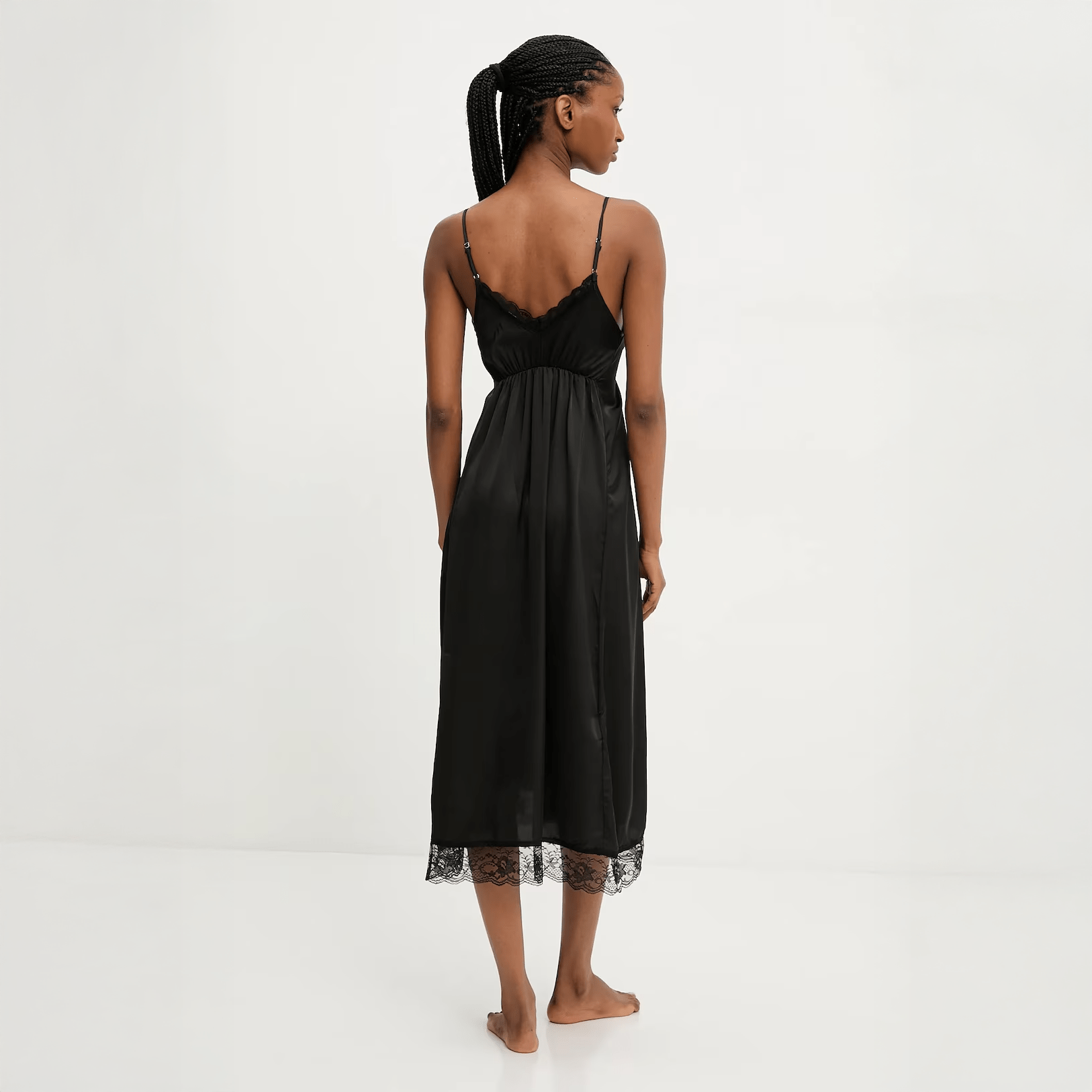 Midnight Noir Nightgown Set - Momang Studio