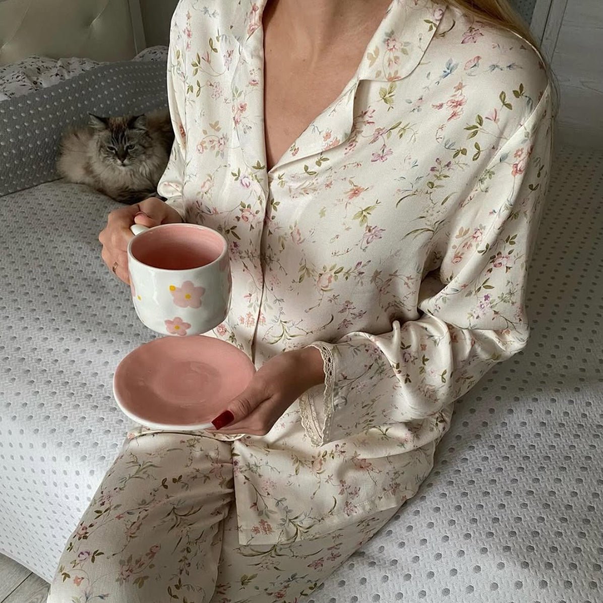 Nocturne Bloom Pajama Set - Momang Studio