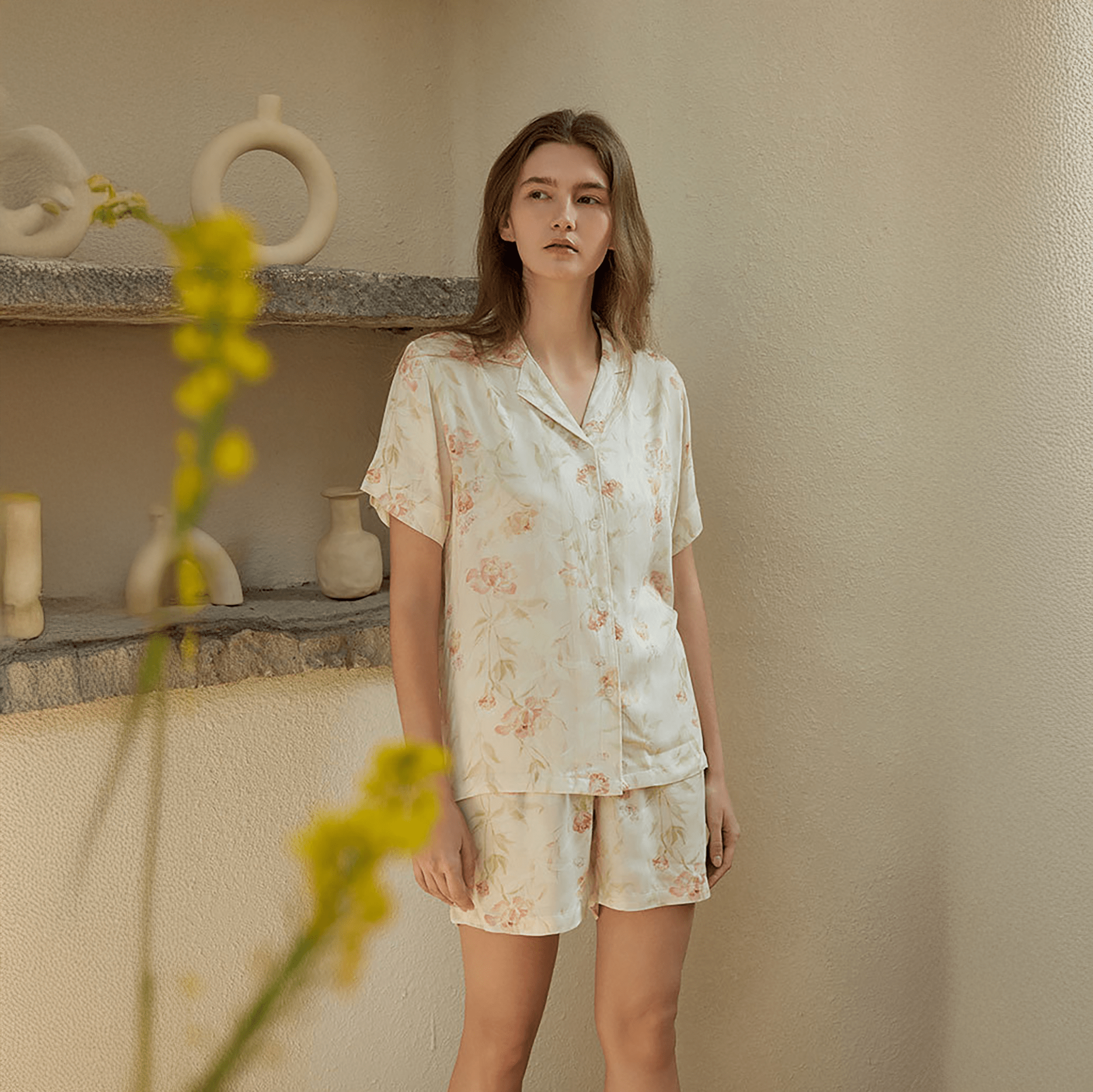 Petal Whisper Pajama Set - Momang Studio