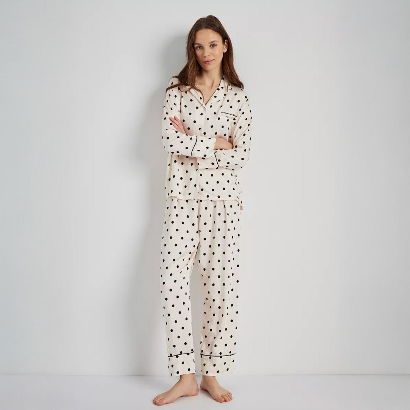 Polka Ease Pajama Set - Momang Studio