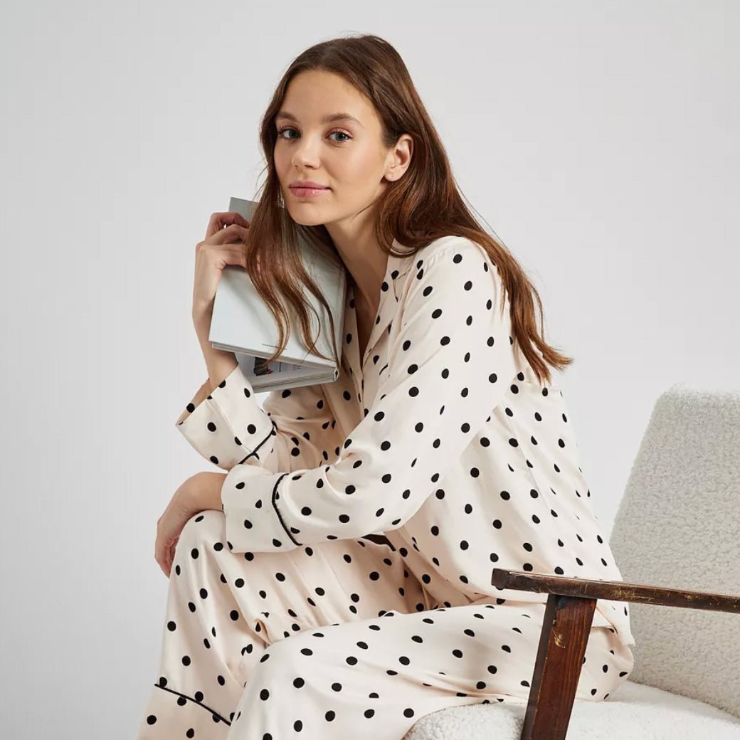 Polka Ease Pajama Set - Momang Studio