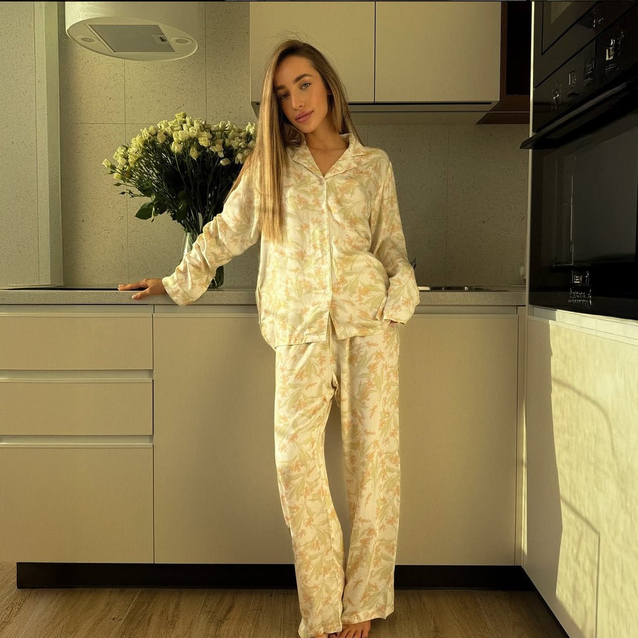 Sunlit Bloom Pajama Set - Momang Studio